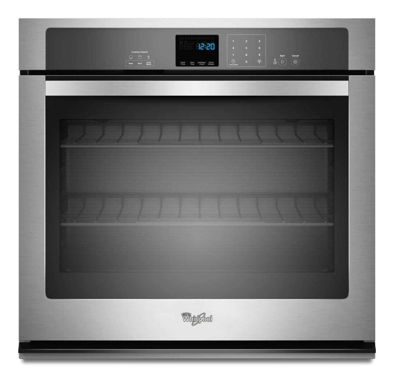 2 299 00 a whirlpoola 30 electric built in single oven stainless steel wos51ec0as whirlpool