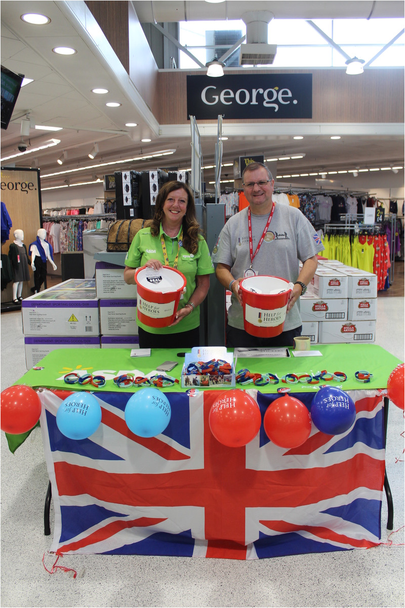 i was delighted to welcome a volunteer from the help the heroes charity into the store