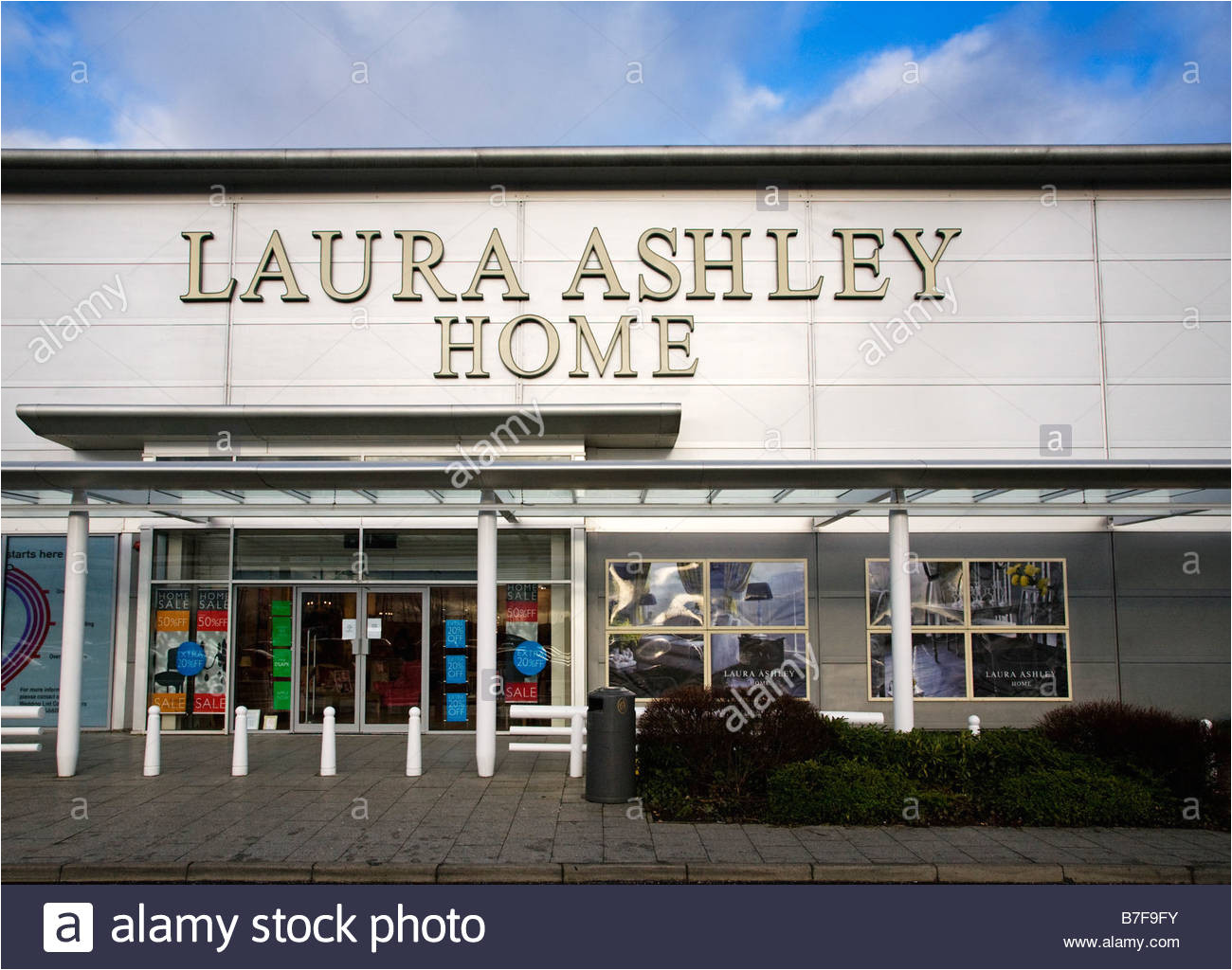 laura ashley home store at braehead retail estate renfrewshire scotland stock image