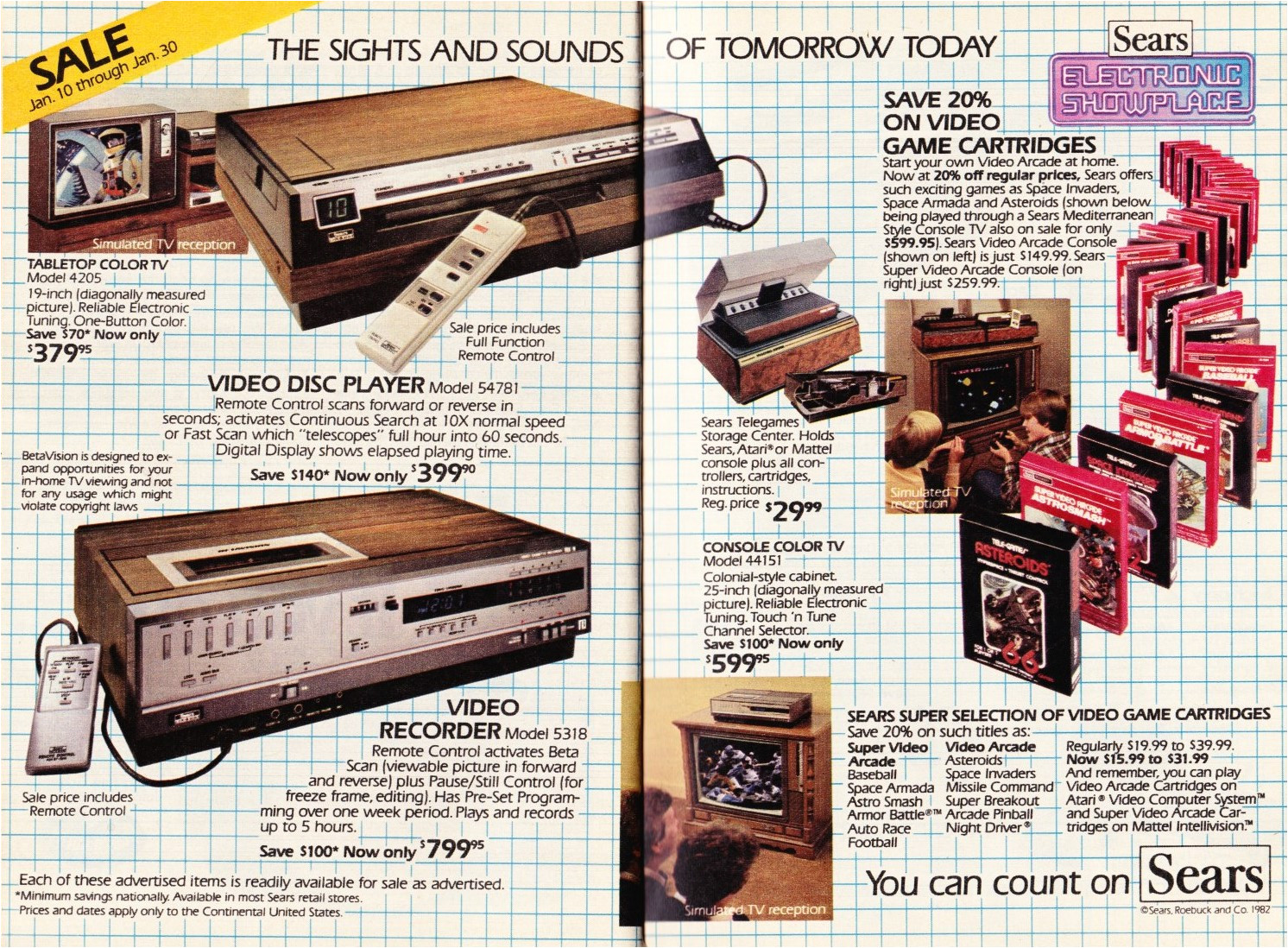 a remote control that is wired to the video recorder is a pretty sweet deal if you sit within four feet of the tv i know the sears video arcade was just