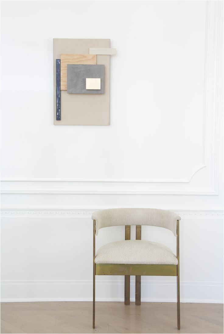 midmodern inspired chair in white