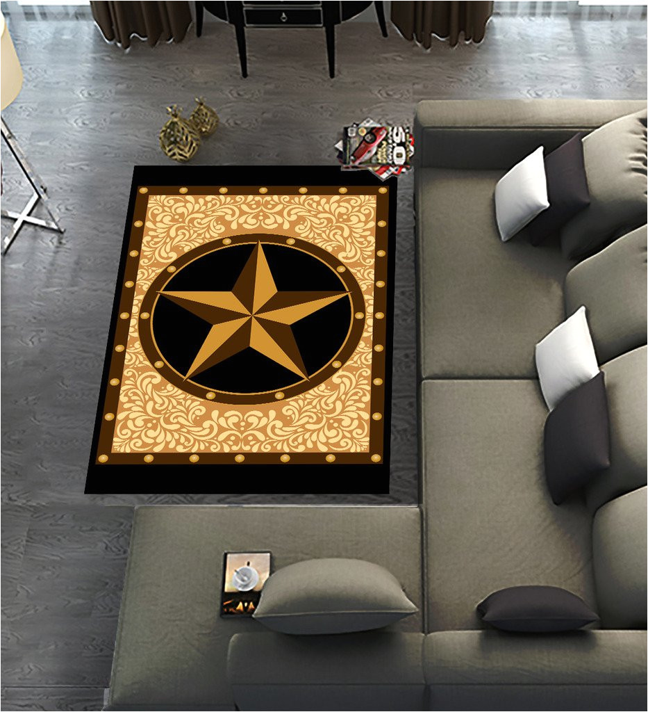 amazon com custom texas star area rugs carpet texas star modern carpet floor rugs mat for home living dining room playroom decoration size 10 x3 3