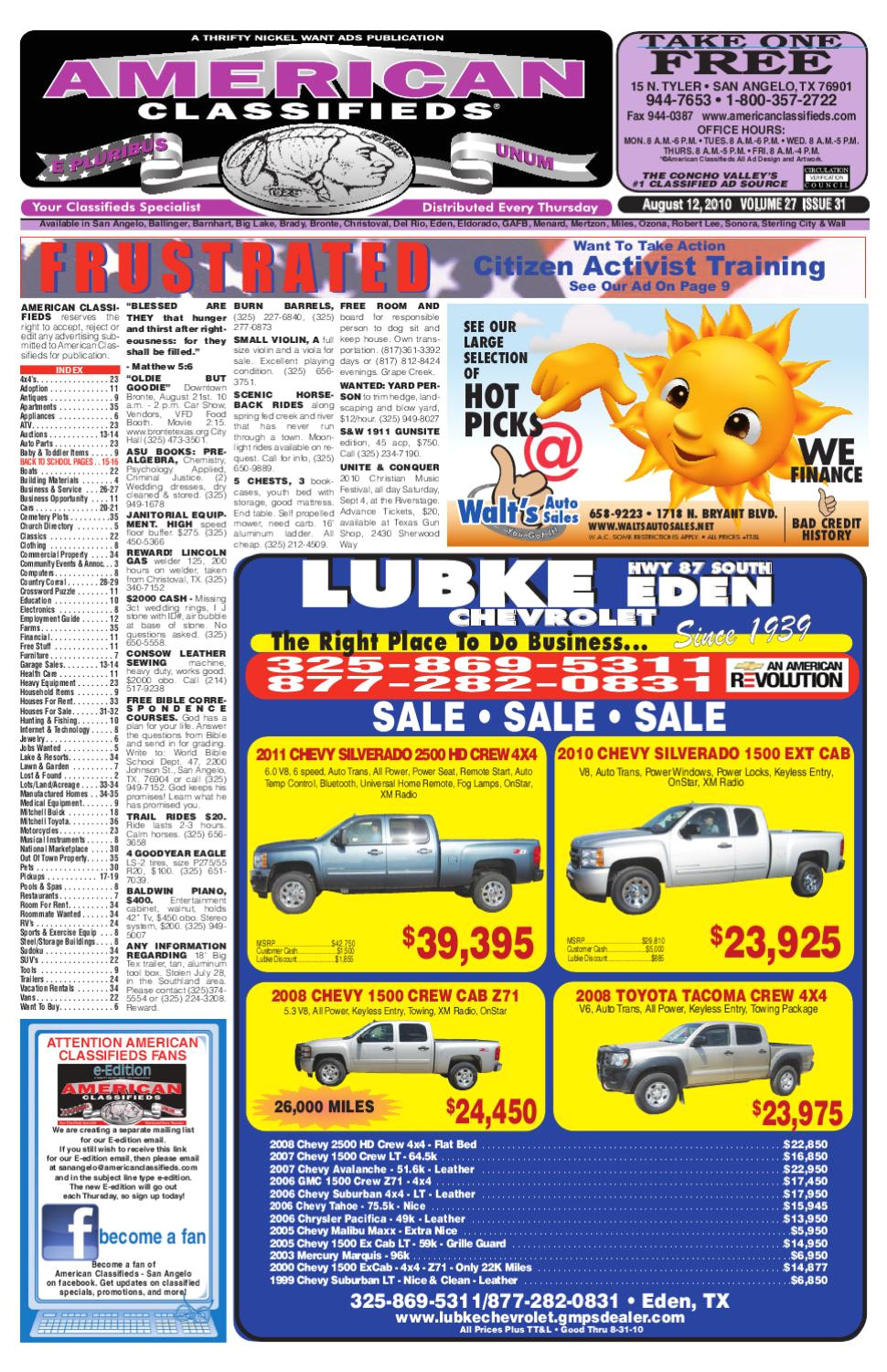 san angelo american classifieds by san angelo american classifieds issuu