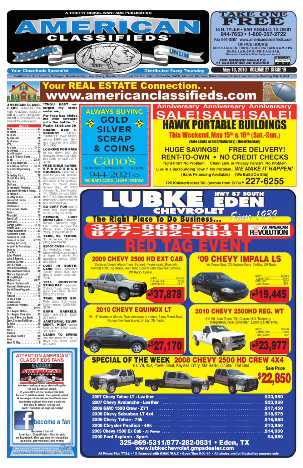 san angelo american classifieds by san angelo american classifieds issuu