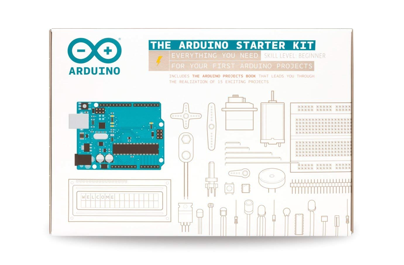 arduino starter kit for beginner k000007 english projects book amazon co uk computers accessories