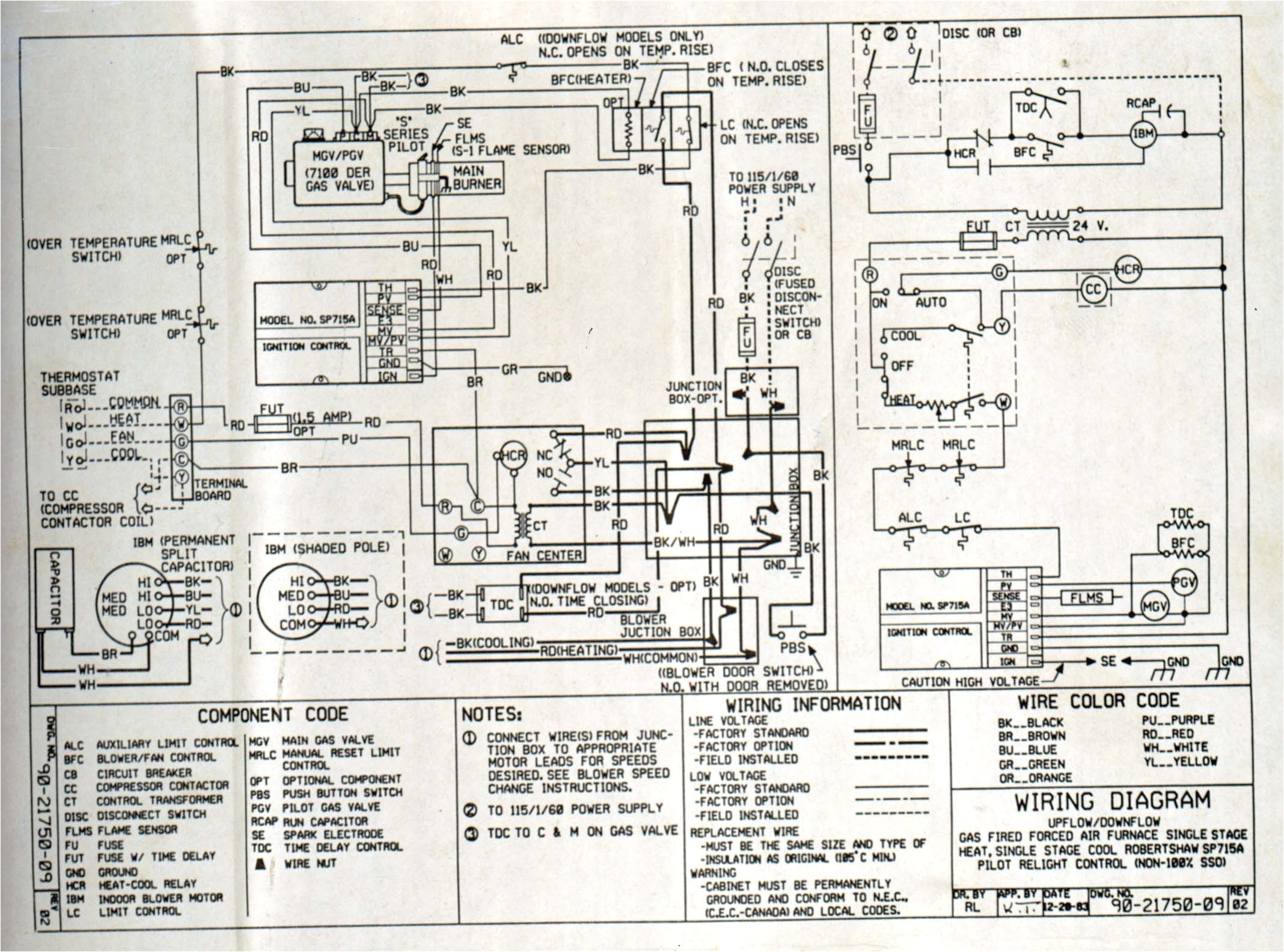 furnace wiring diagram wiring diagram schemes american standard high efficiency furnace schematic american standard furnace schematic