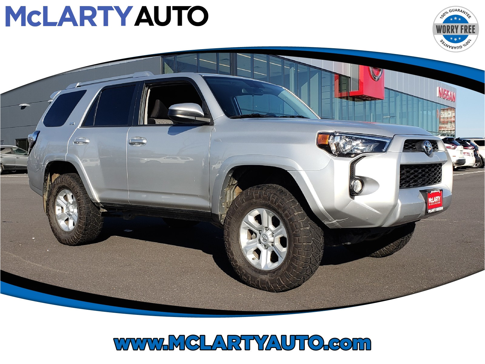 2016 toyota 4runner sr5 jtebu5jr7g5300795 mclarty nissan of benton benton ar