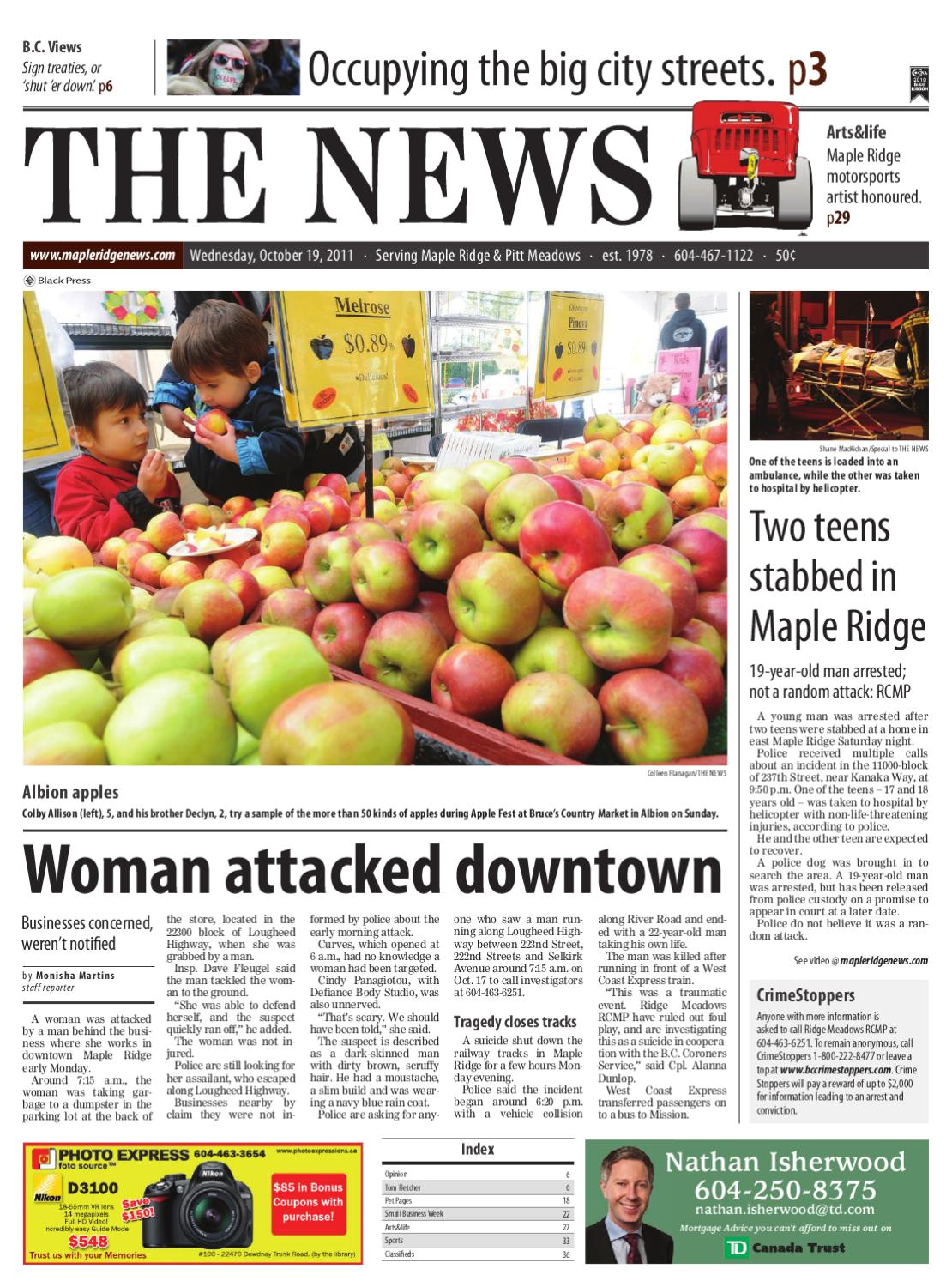 maple ridge pitt meadows news october 19 2011 online edition by maple ridge news issuu