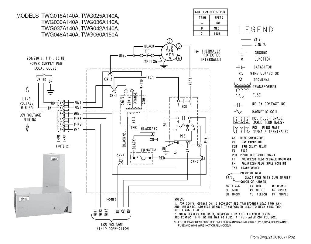 Trane Xr13 Air Conditioner Wiring Diagram - Wiring Diagram