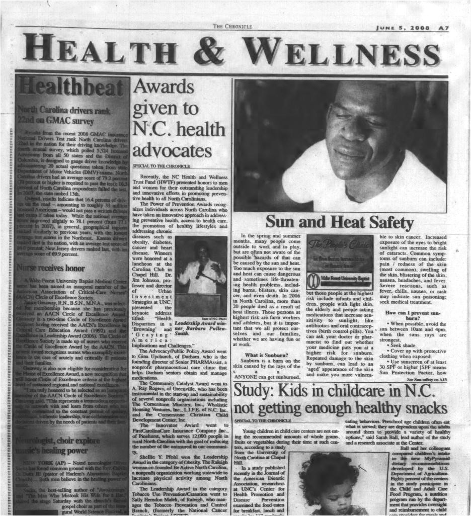 winston salem chronicle winston salem n c 1974 current june 05 2008 page a7 image 7 a north carolina newspapers