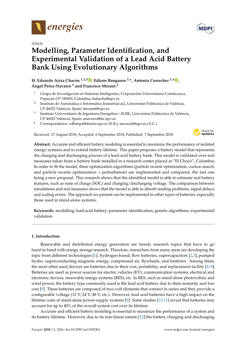 discharge rest and charge simulation of lead acid batteries using an efficient reduced order model based on proper orthogonal decomposition request pdf