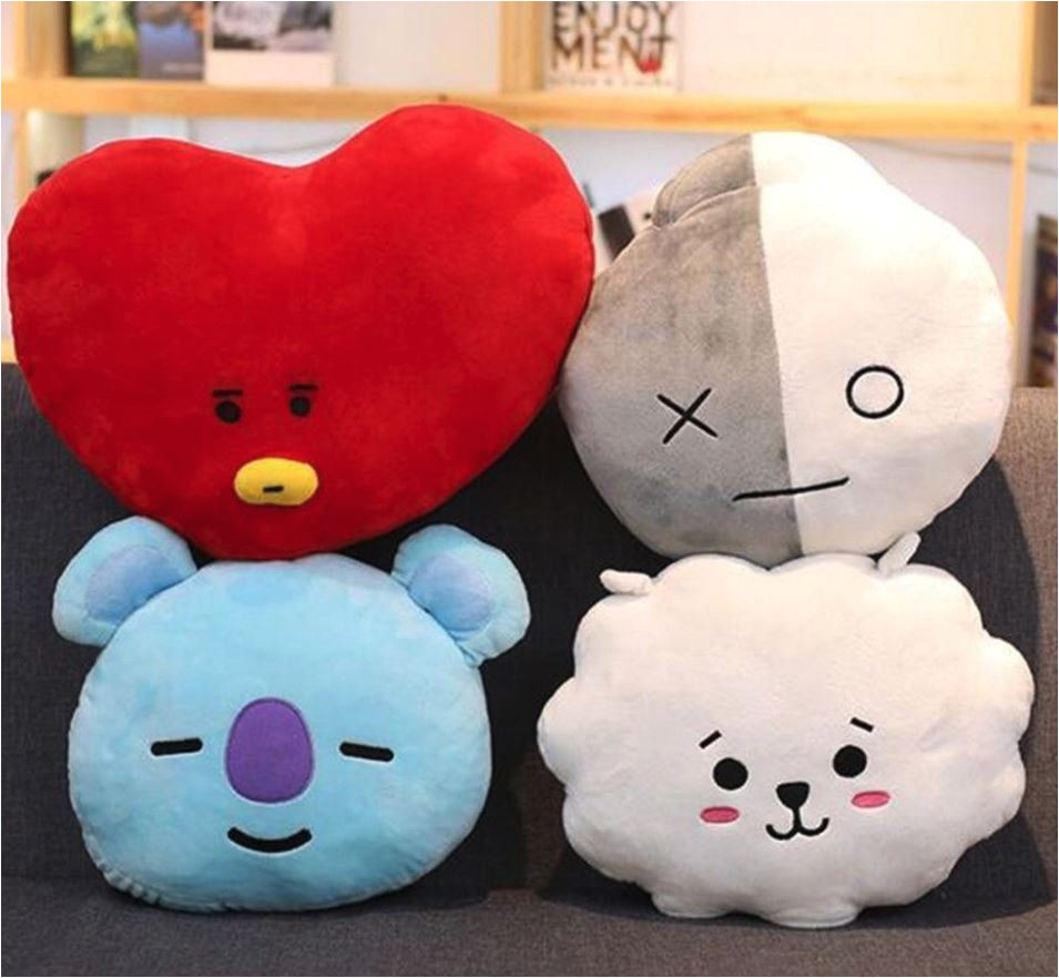 bts bt21a a a stuffed plush toy pillow doll cushion tata shooky rj koya chimmy cooky