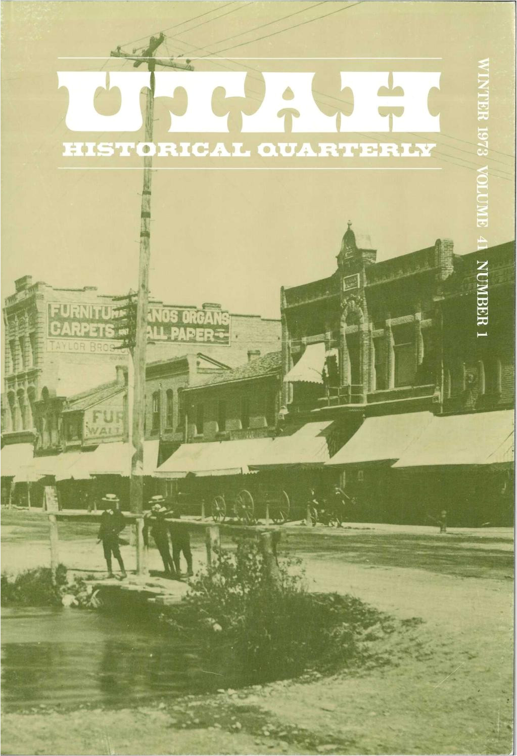 utah historical quarterly volume 41 number 1 4 1973 by utahstatehistory issuu