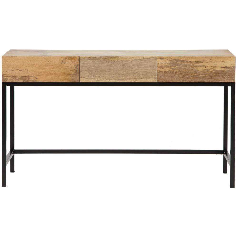 anjou natural desk with storage