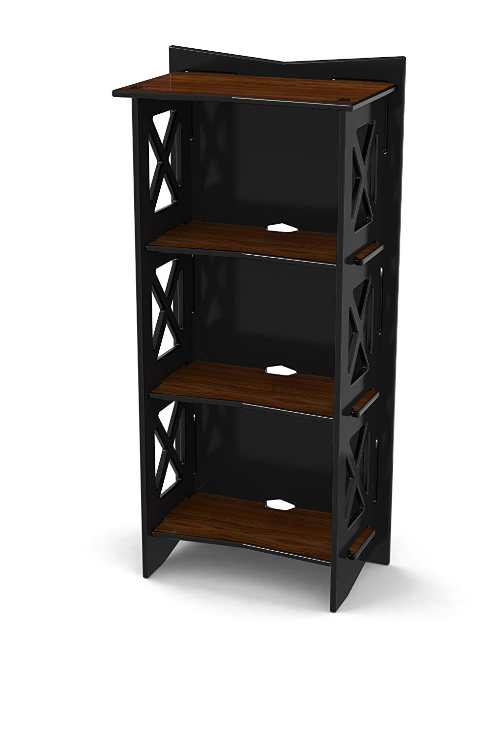 amazon com legare cottage bookcase 48 by 22 inch ebony walnut kitchen dining