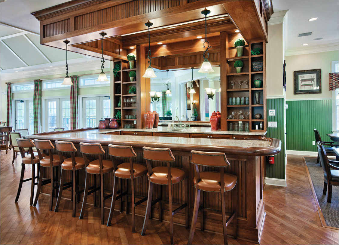 center bar for entertaining