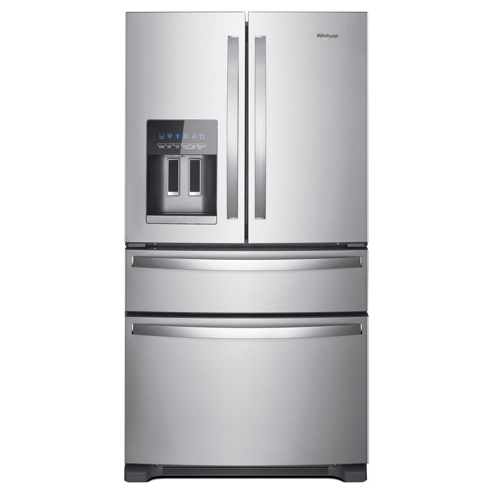 french door refrigerator in fingerprint resistant stainless steel