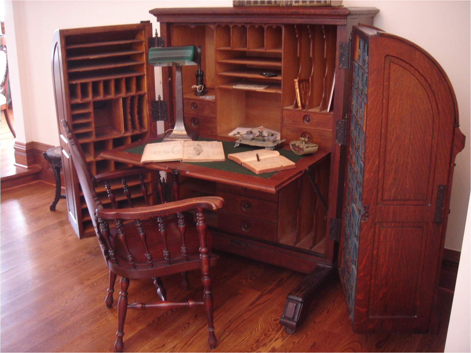 william s wooton desk in the queen anne mansion in eureka springs ark