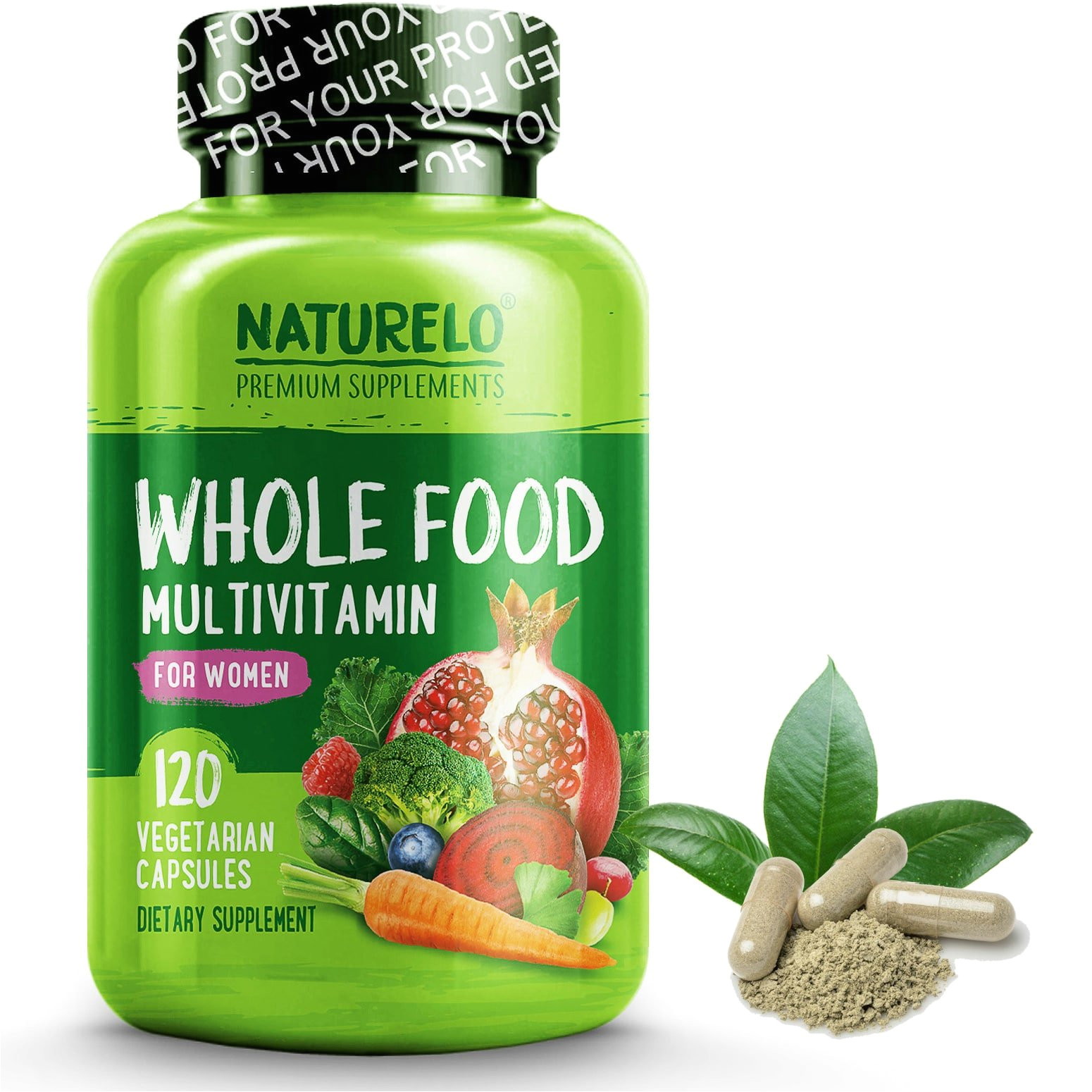 naturelo whole food multivitamin for women natural vitamins minerals raw organic extracts