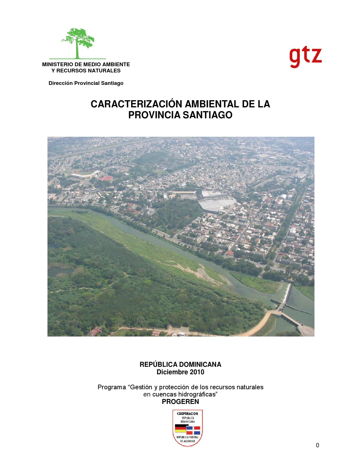 Venta De Muebles En Santiago Republica Dominicana Caracterizacia N Ambiental De La Provincia Santiago by Consejo Para