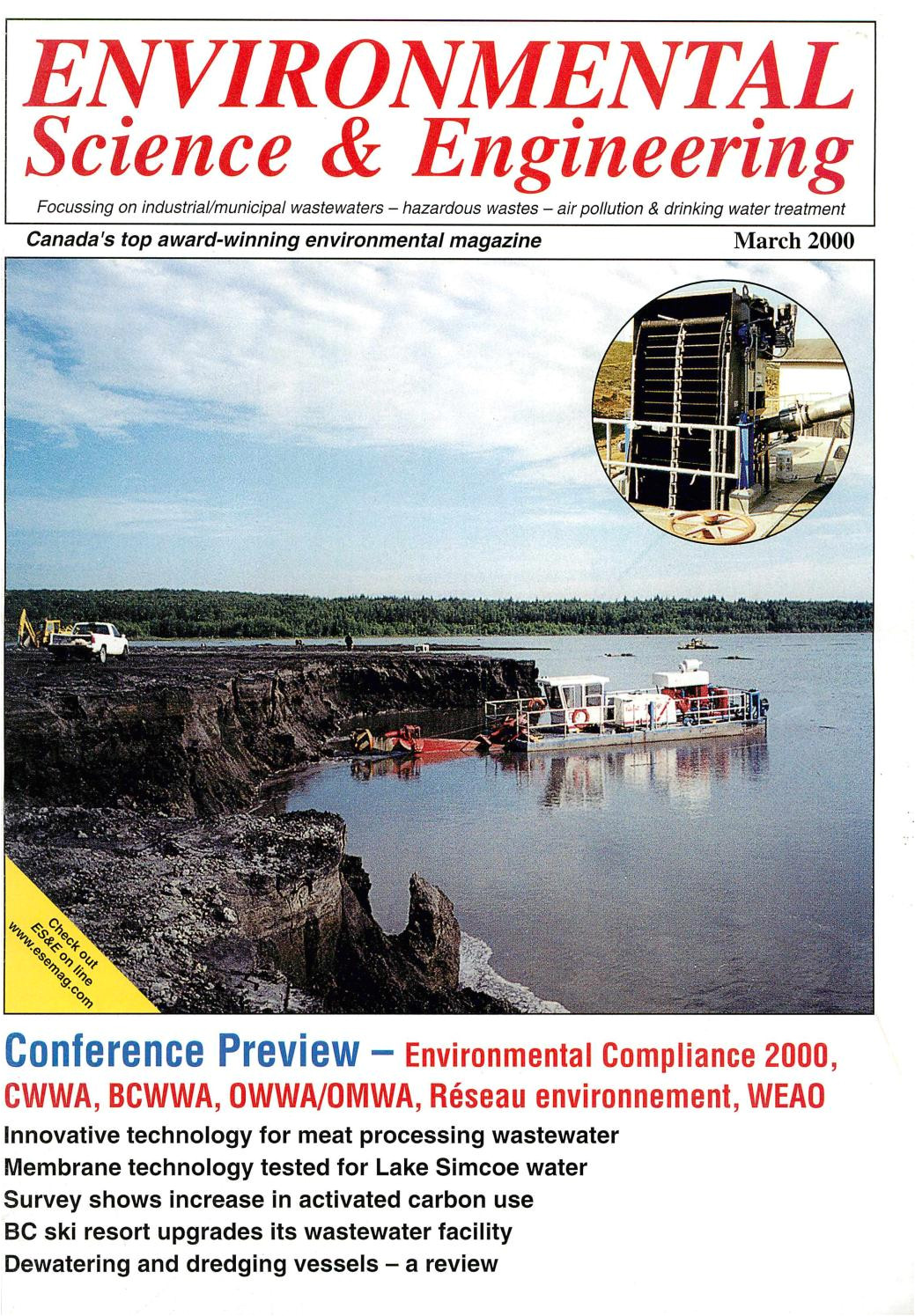 environmental science engineering magazine esemag march 2000 by environmental science and engineering magazine issuu