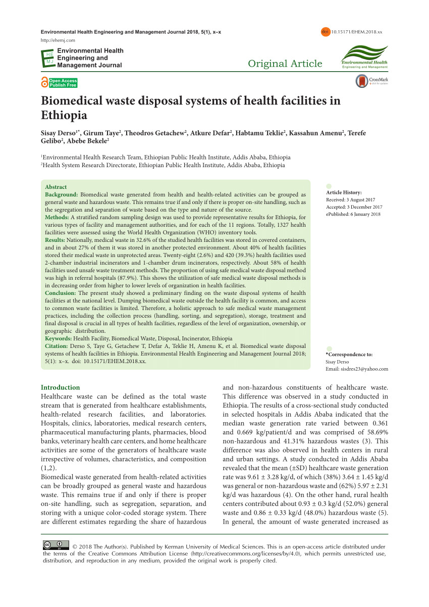 pdf assessment of small scale incinerators for health care waste