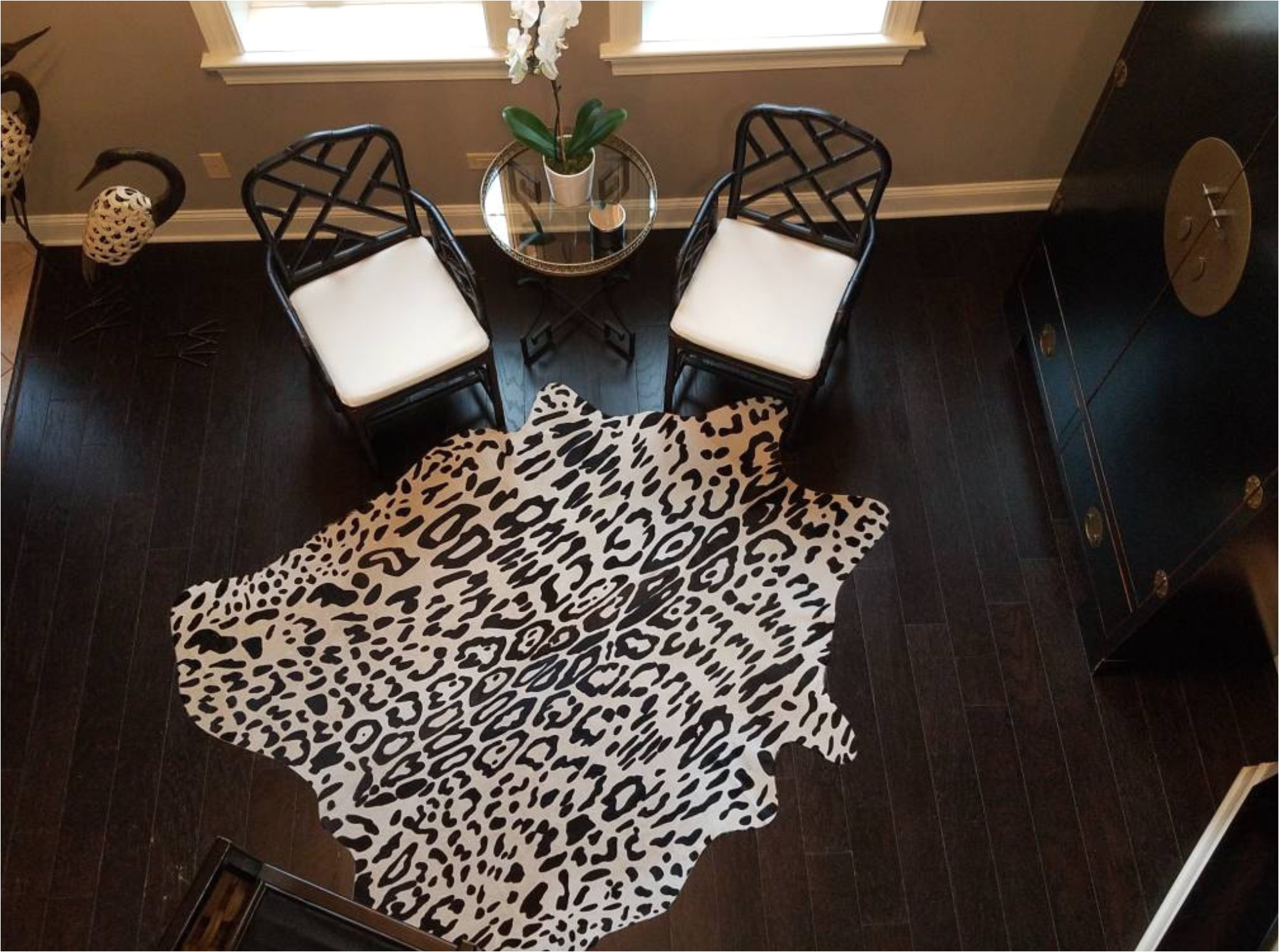 jaguar print cowhide another happy customer sharing photos with cowhidesusa