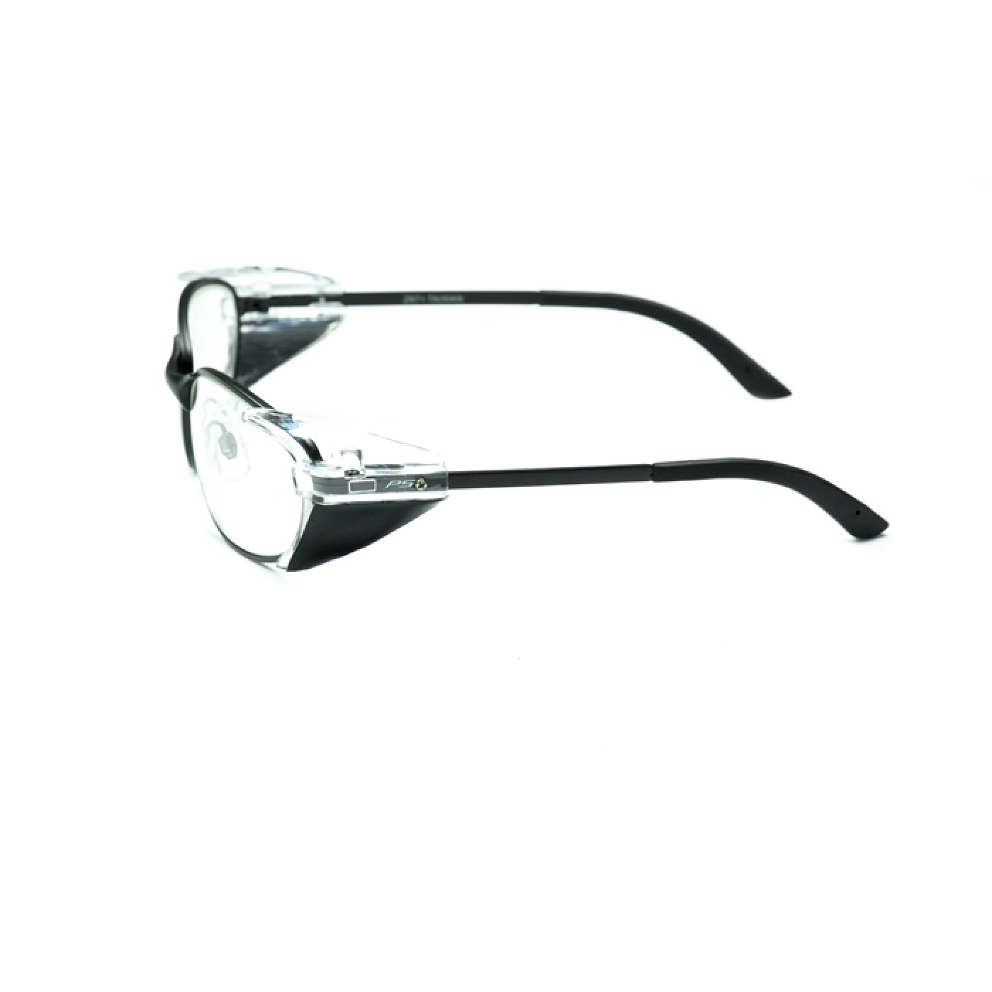 more views metal radiation glasses with slim side shields