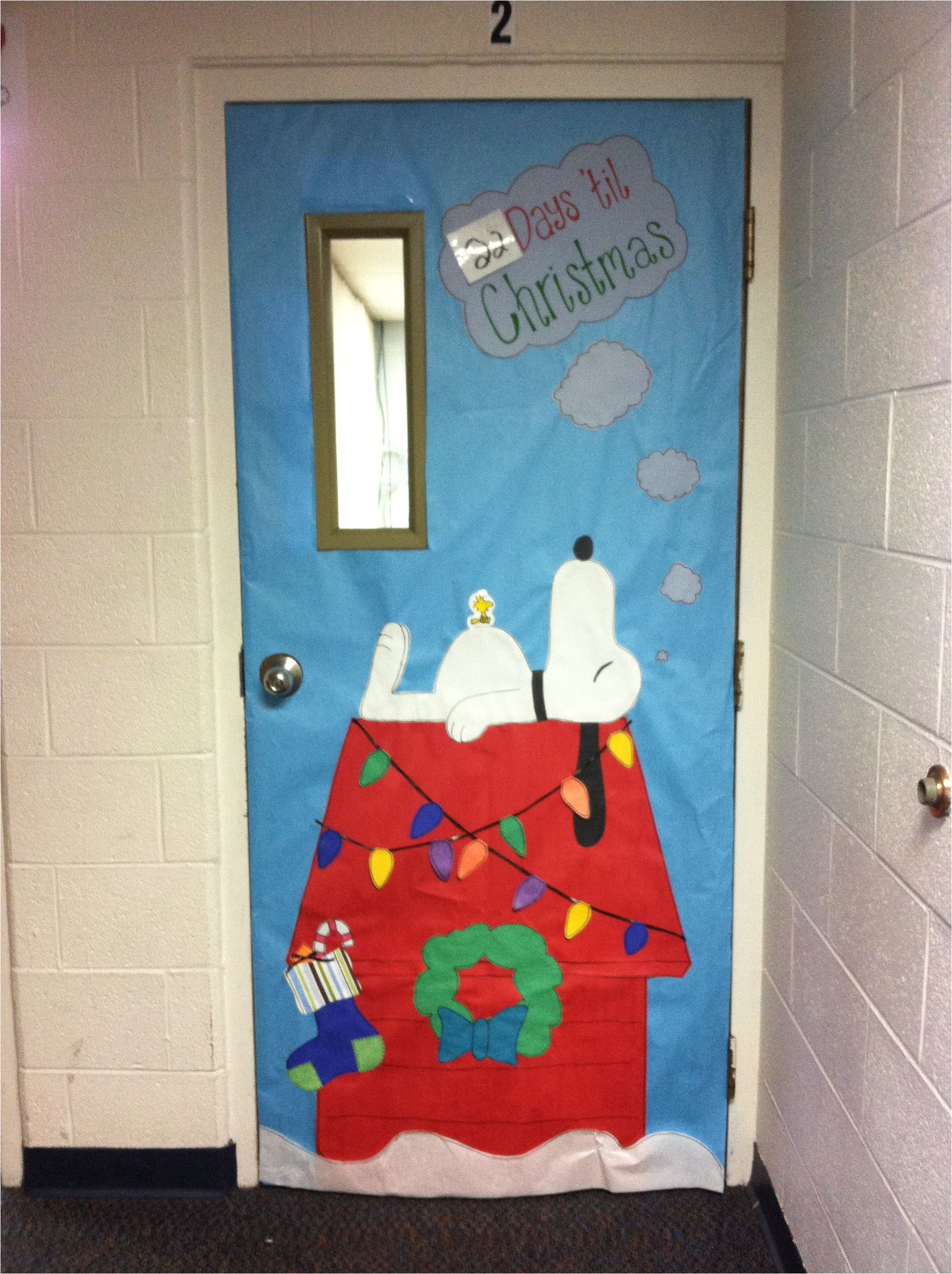peanut christmas classroom door decoration by mrs smith whca