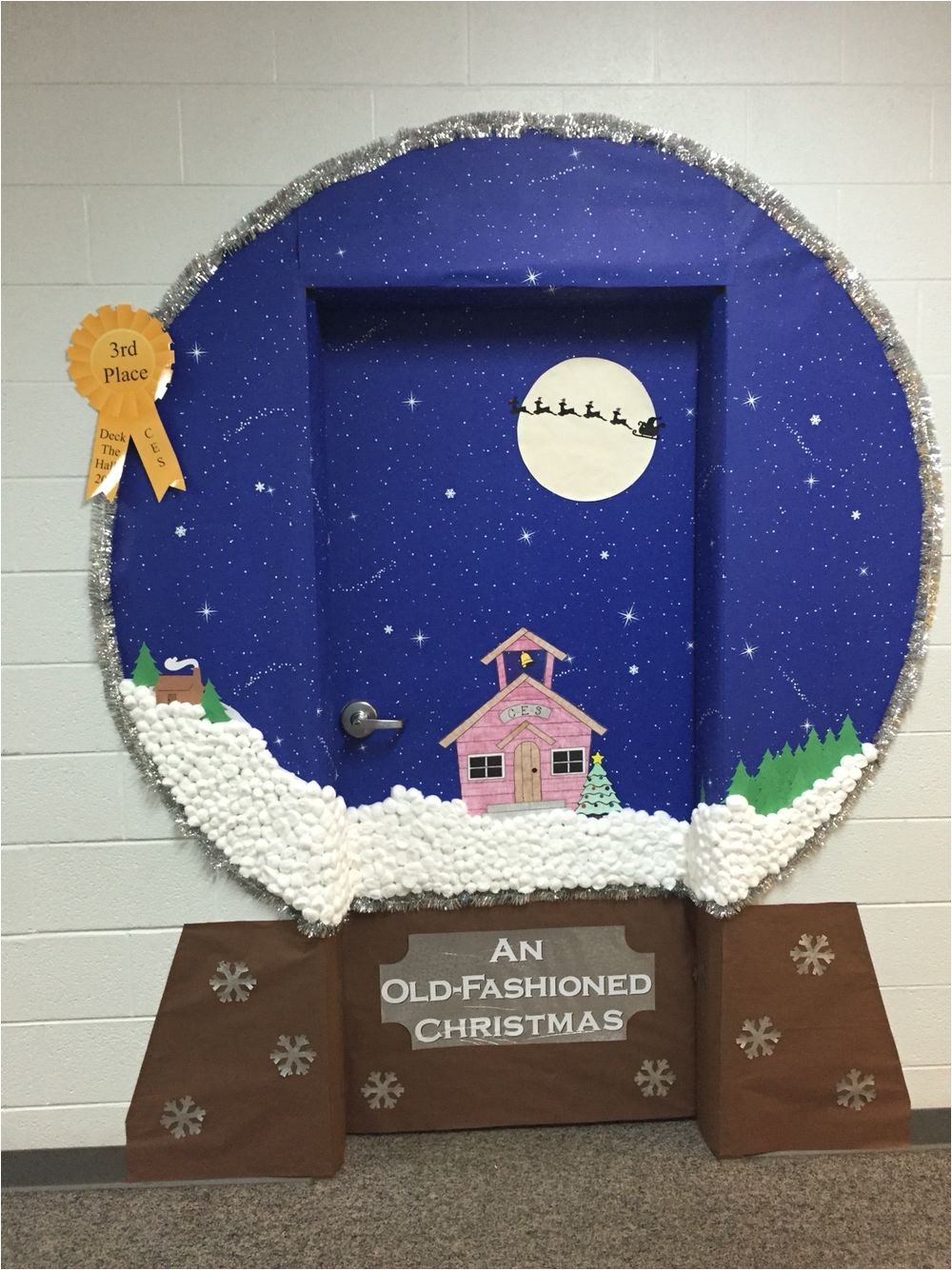 snow globe classroom door decoration idea more