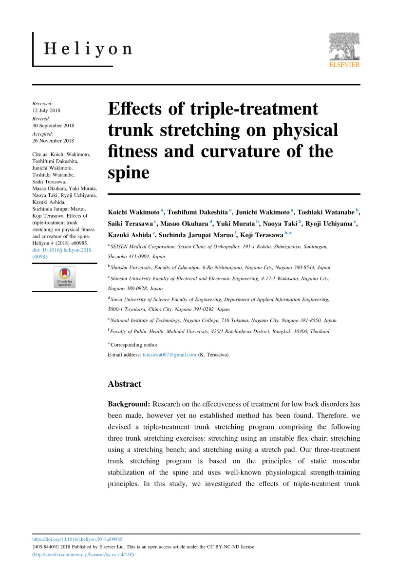 pdf the effects of stability ball training on spinal stability in sedentary individuals