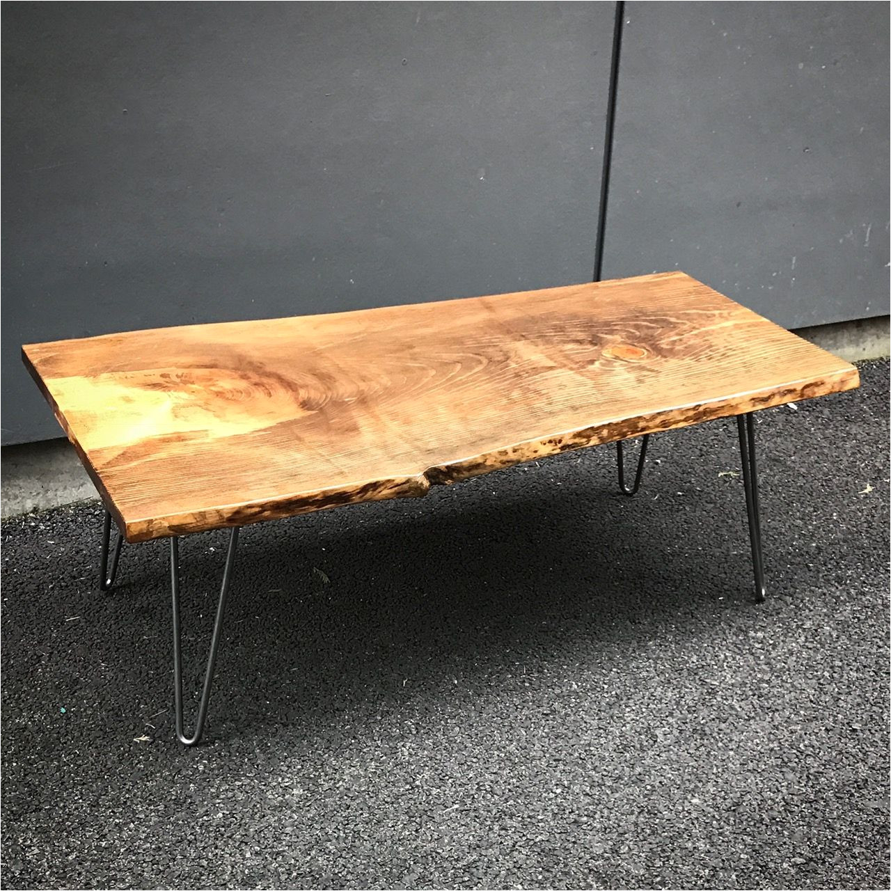 blue pine live edge table