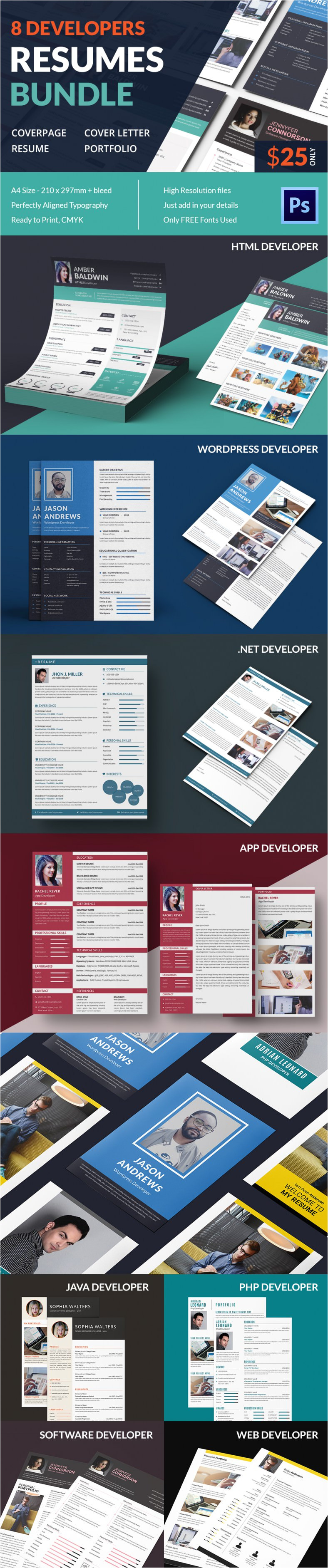 php developer resume template free samples examples format
