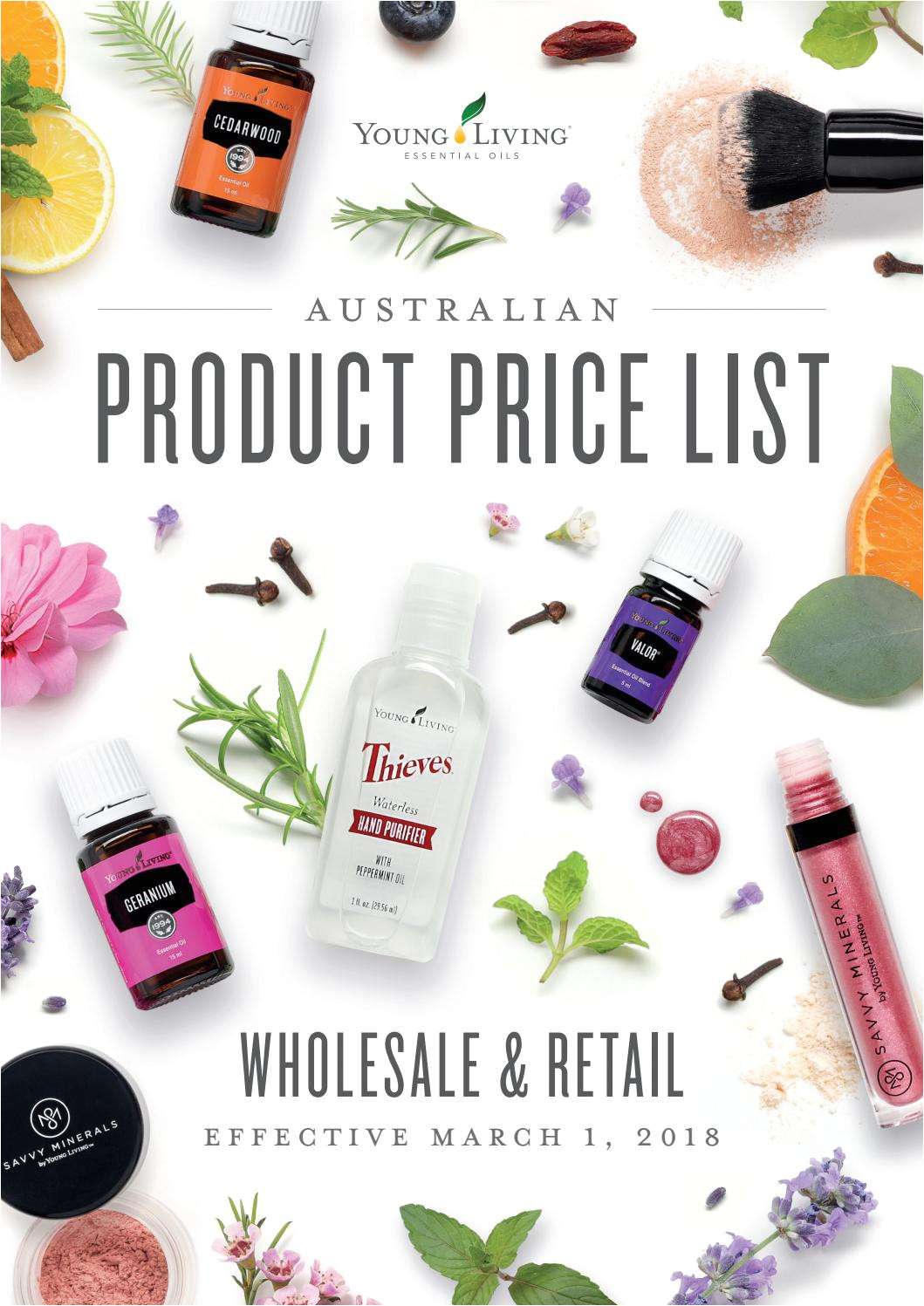 australian product price list march 1 2018 by young living essential oils australia new zealand issuu