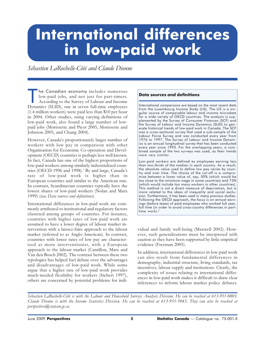 pdf a comparison of australian and canadian immigration policies and labour market outcomes