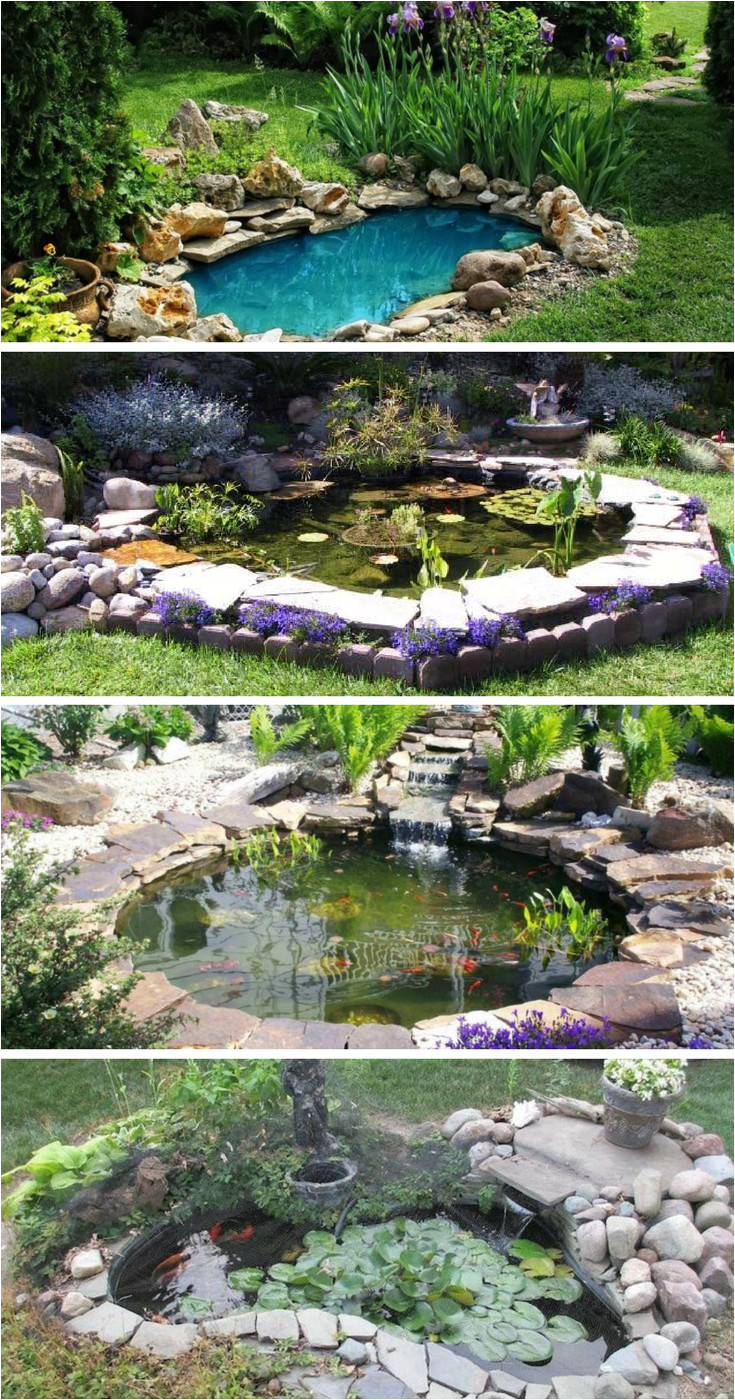 15 awe inspiring garden ponds that you can make by yourself