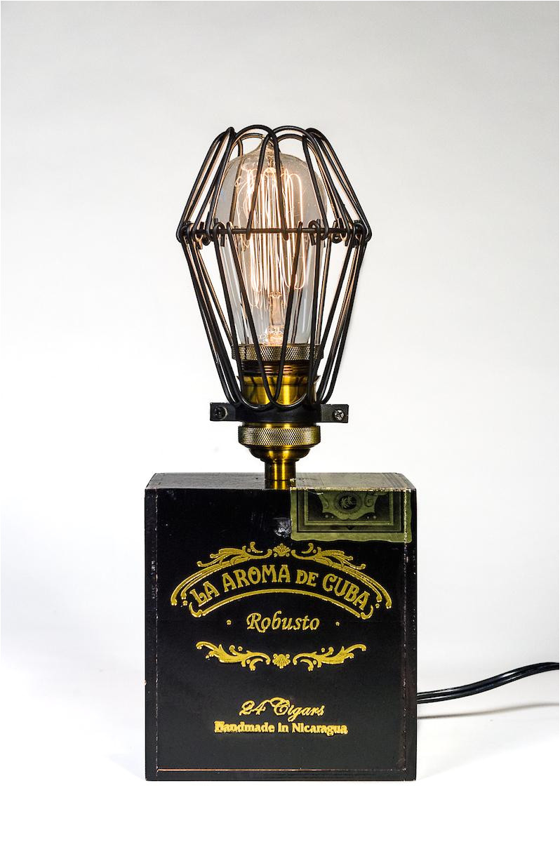 native launches bon vivant new orleans line of custom cigar box edison lamps