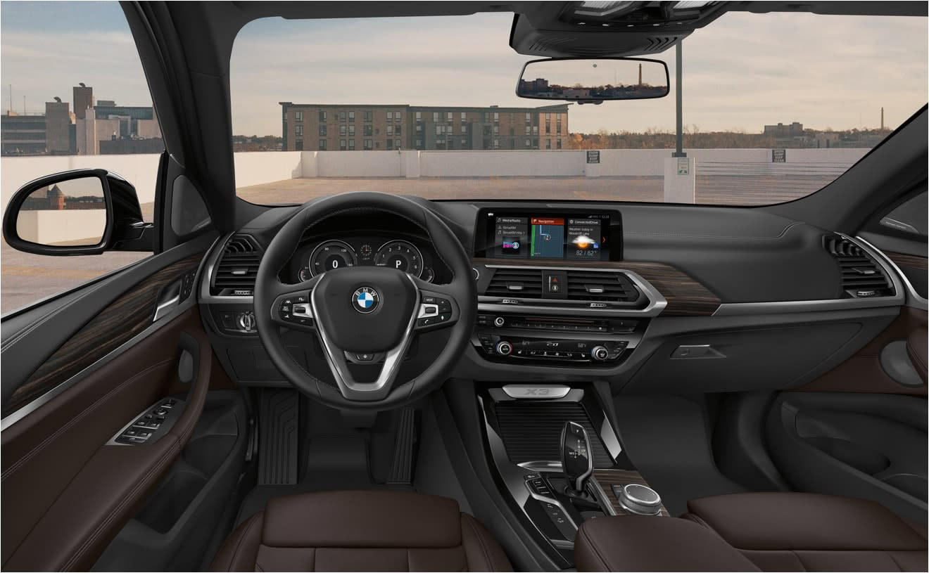 interior of the 2019 bmw x3