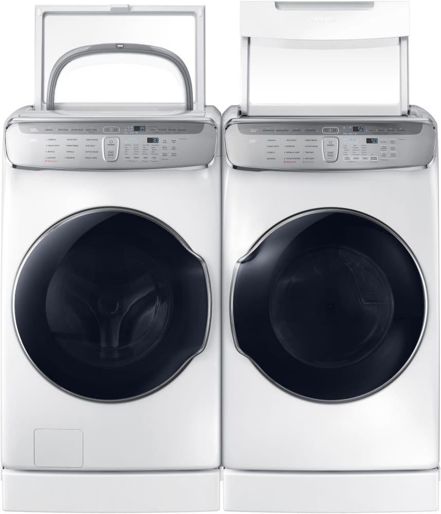 samsung flexdrya gas dryer white dvg60m9900w