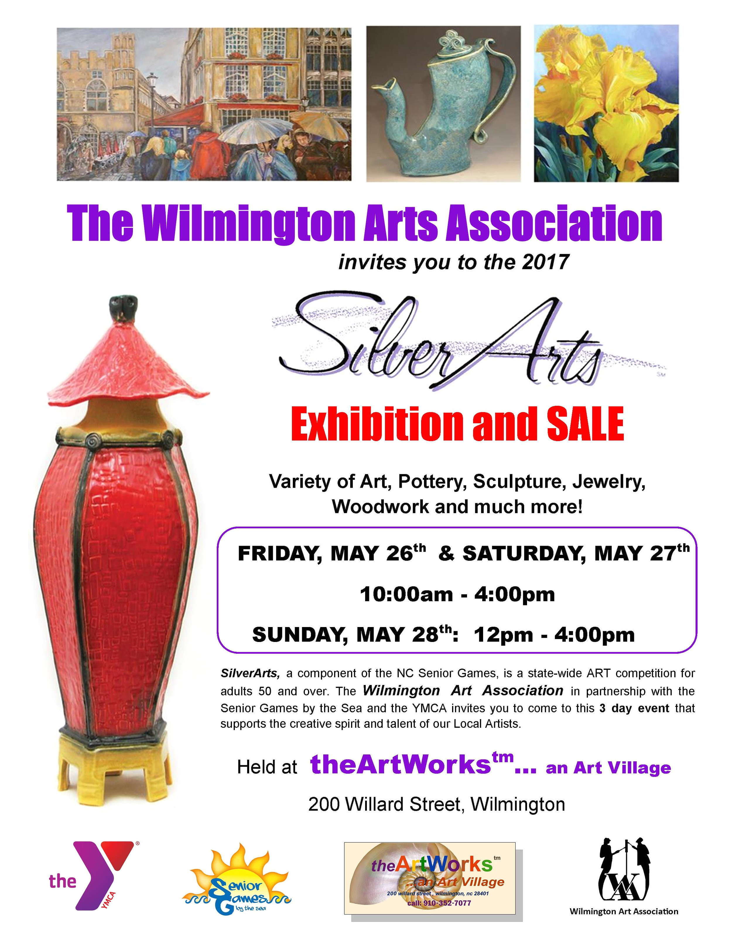 the 2017 silverarts competition will once again take place at theartworksa at 200 willard street wilmington nc theartworksa once housed the thriving block