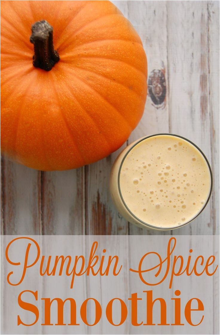 pumpkin spice smoothie this smoothie is a glass of fall loveliness that you must try