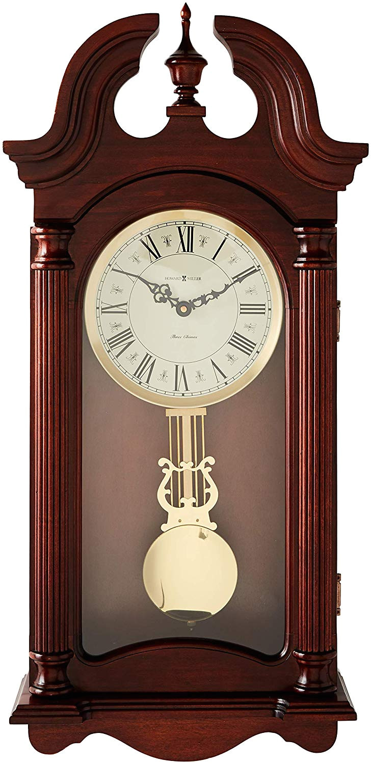 Battery Operated Clock Movements with Pendulum and Chime Amazon Com Howard Miller 625 253 Everett Wall Clock Home Kitchen