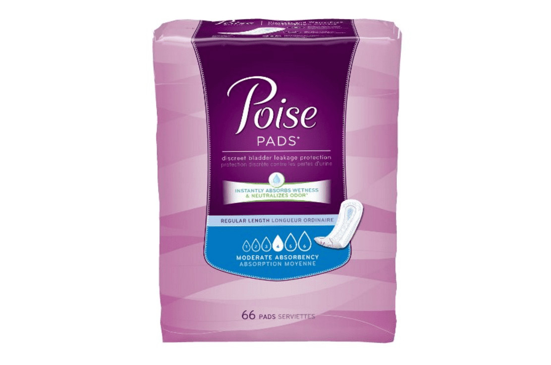 poise pads for postpartum bleeding