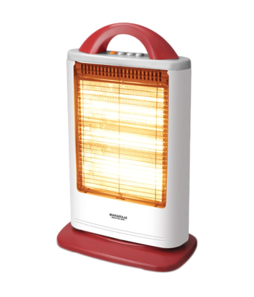 Best Indoor Heaters for Large Rooms In India Maharaja Whiteline 1200 W Lava Room Heater White and Red Buy