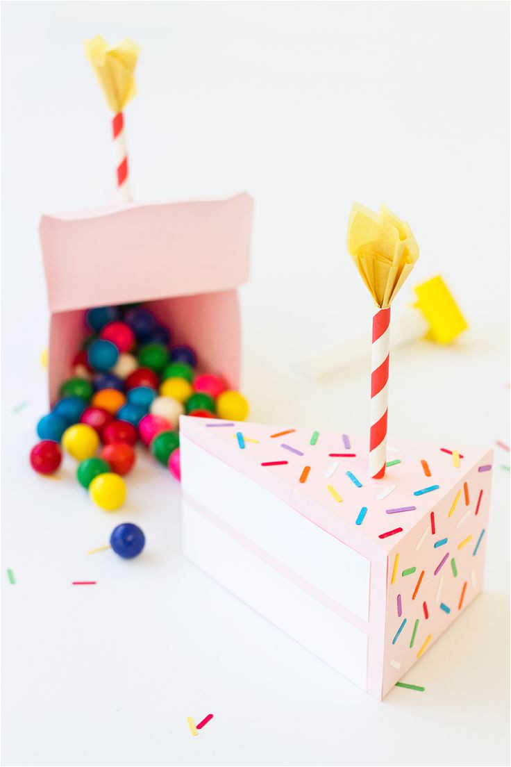 diy birthday cake box