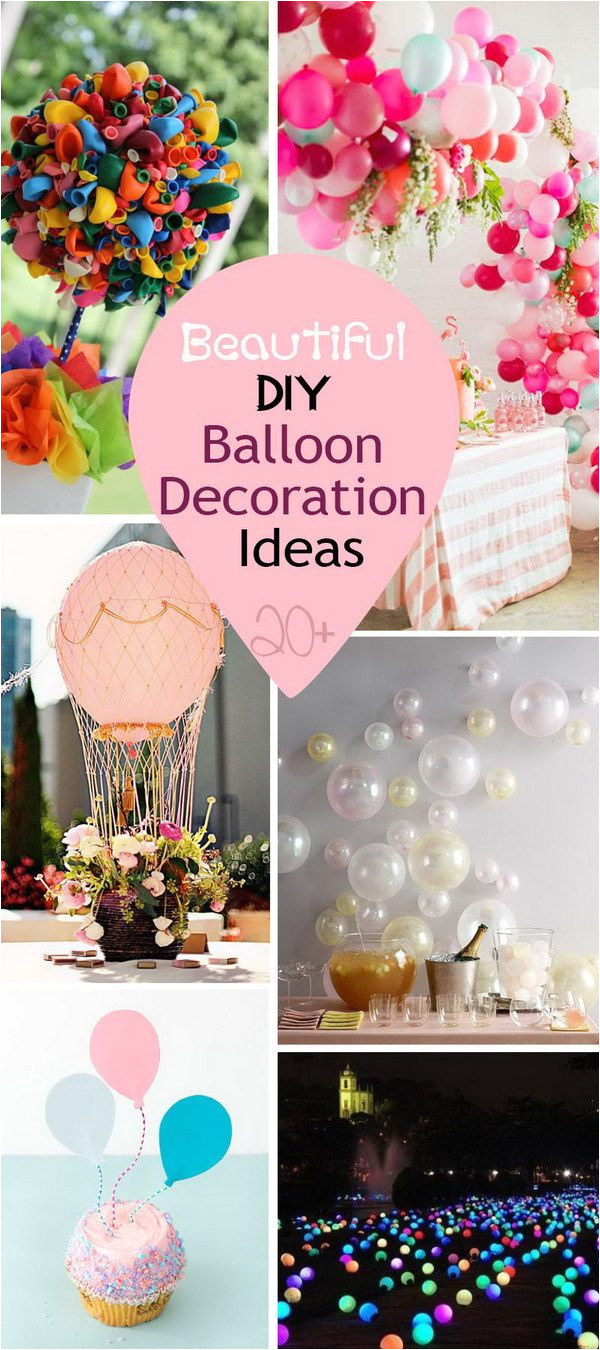 beautiful diy balloon decoration ideas diy birthday balloon decorationsparty