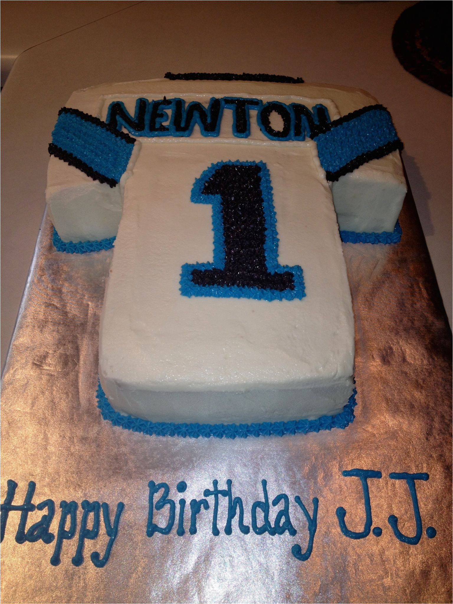 carolina panthers newton jersey cake cam newton birthday carolina panthers cake cake creations
