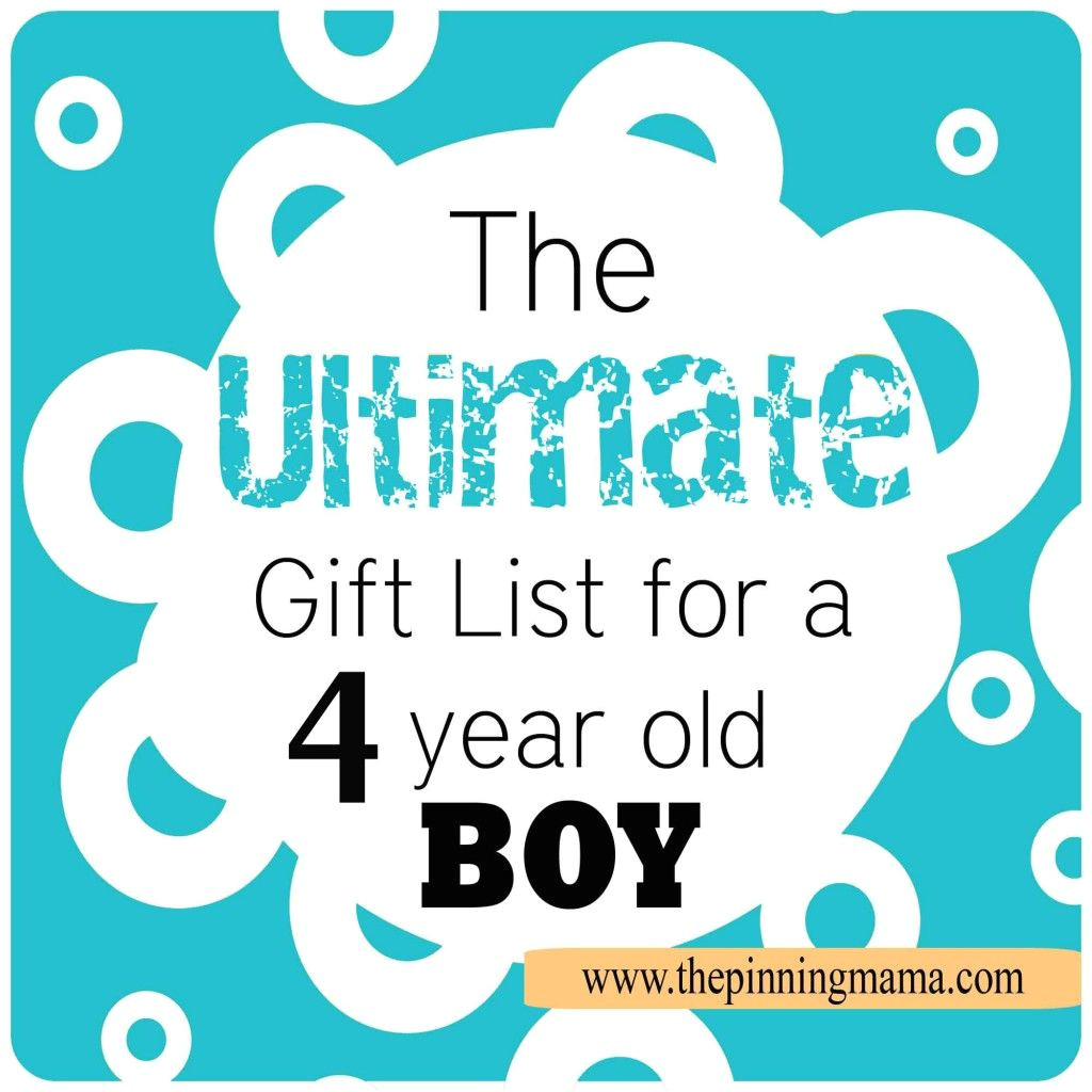 the ultimate list of gift ideas for a 4 year old boy perfect for birthday and christmas ideas put together by a mom of 3