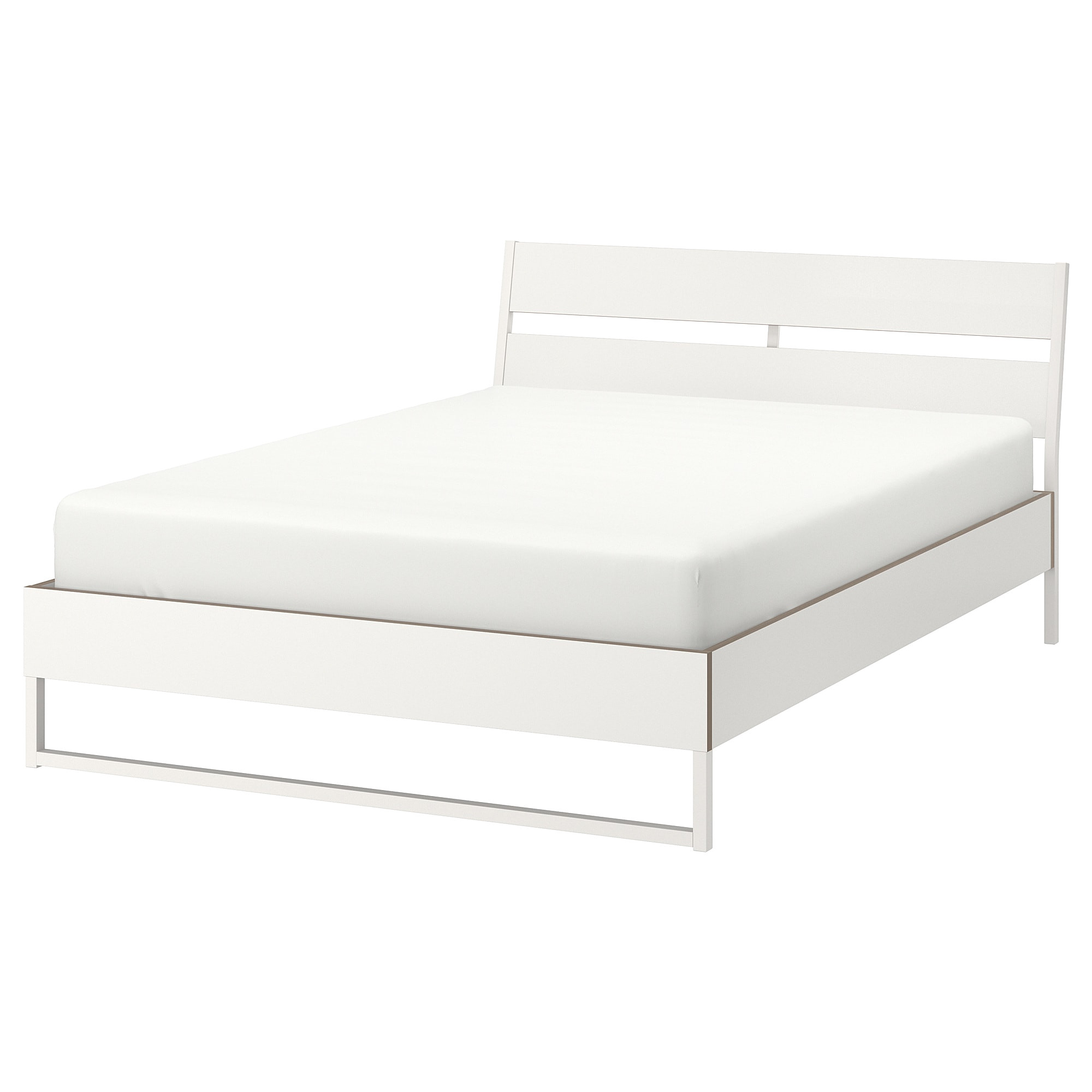 ikea trysil bed frame the angled headboard allows you to sit comfortably when reading in bed