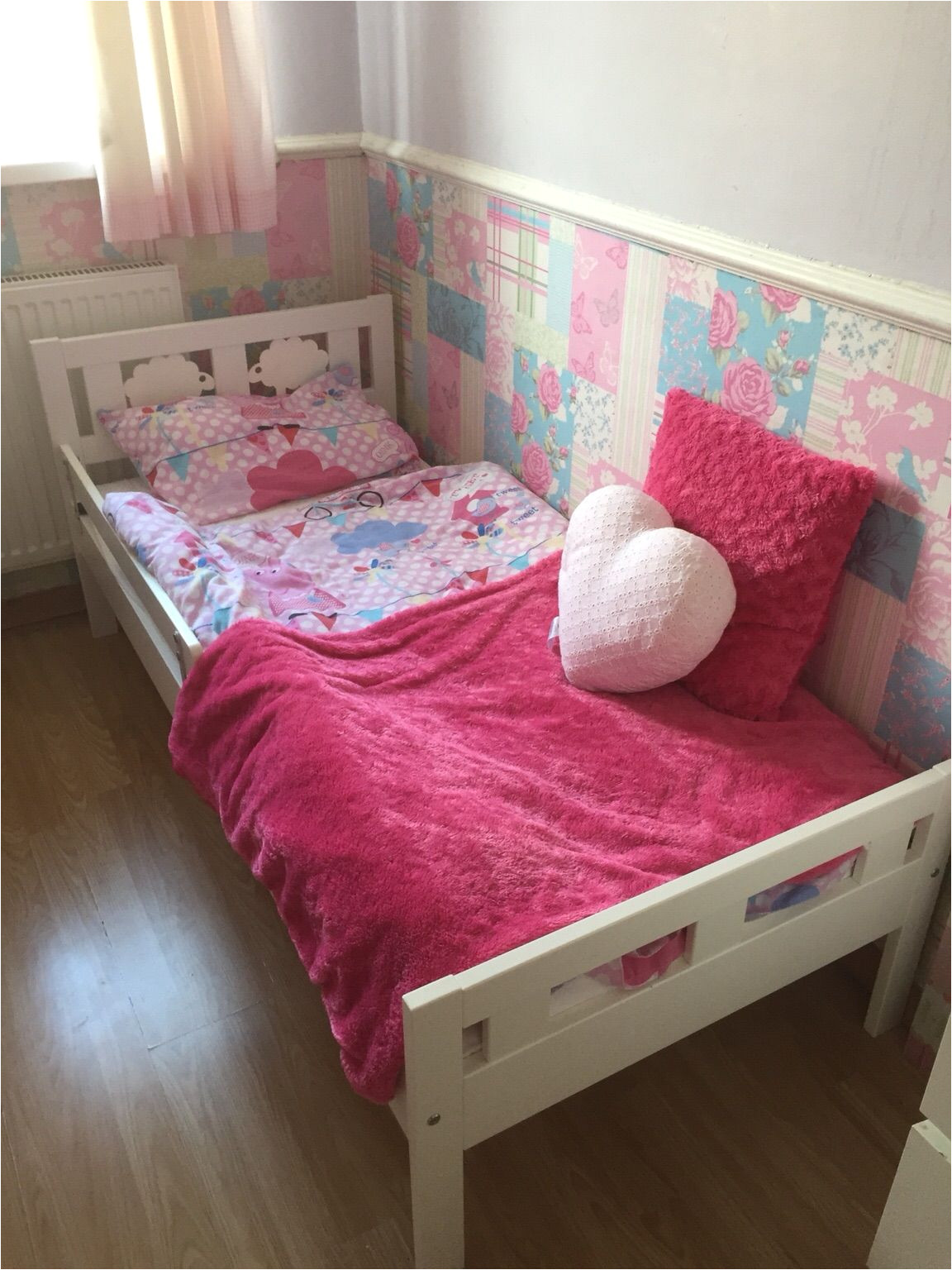 toddler bed with one side jpg